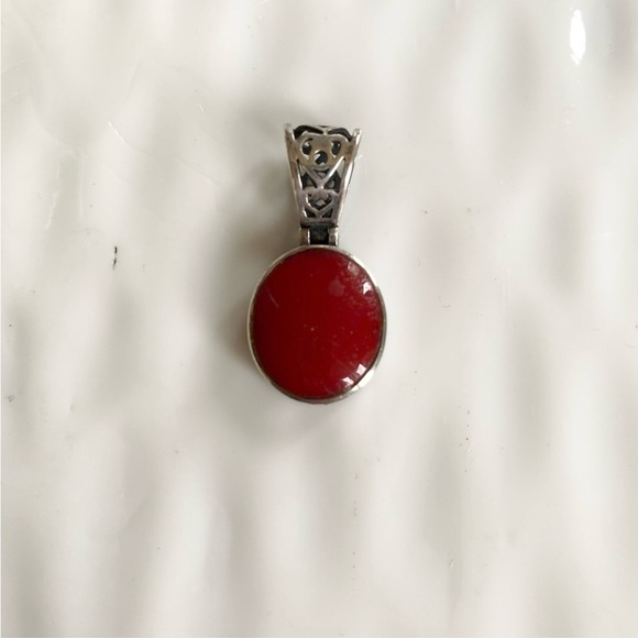 Silpada Red Pendant S1300 - Picture 2 of 5